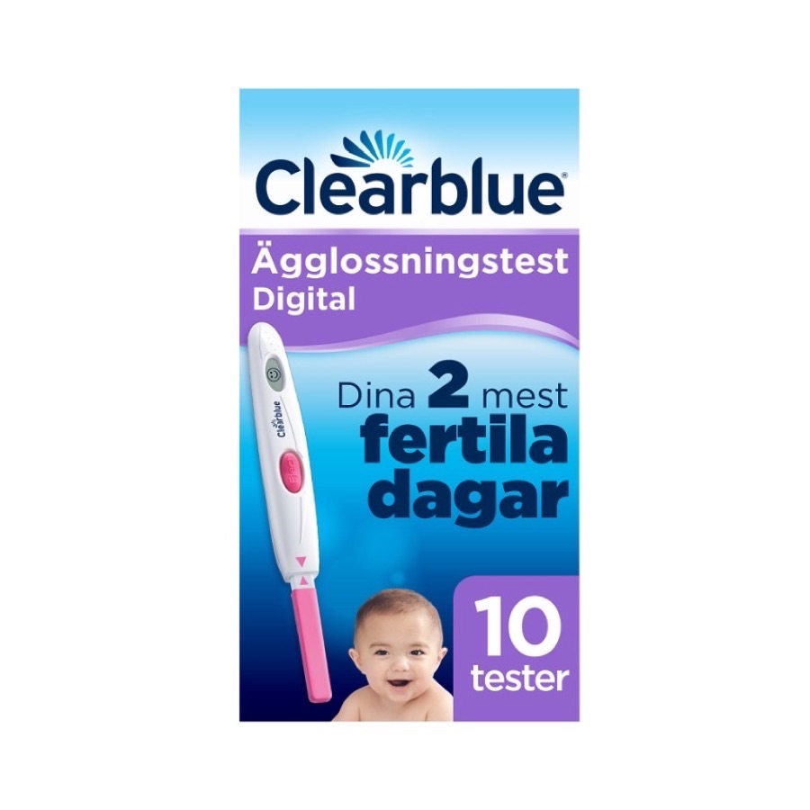 Clearblue digitalt ägglossningstest 10-pack — produktbild