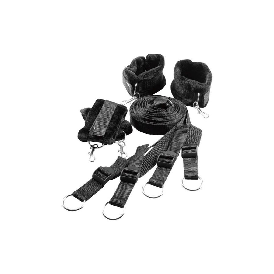 Dream Toys Blaze Bed Restraint Set Hand och fotbojor — produktbild