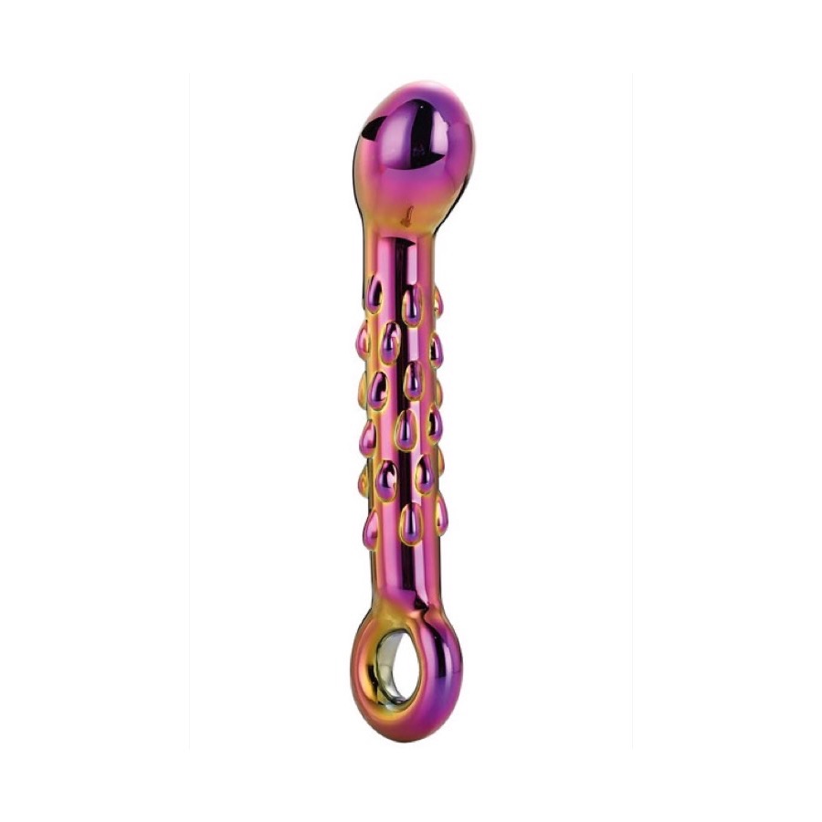 Dream Toys Glamour Glass Ribbed G-spot Dildo Glasdildo — produktbild