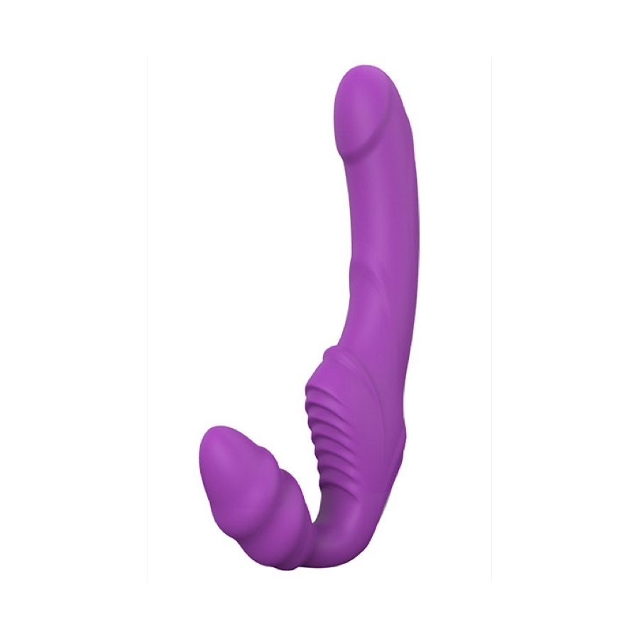 Dream Toys Vibes Of Love Double Dipper Purple Strap-on — produktbild