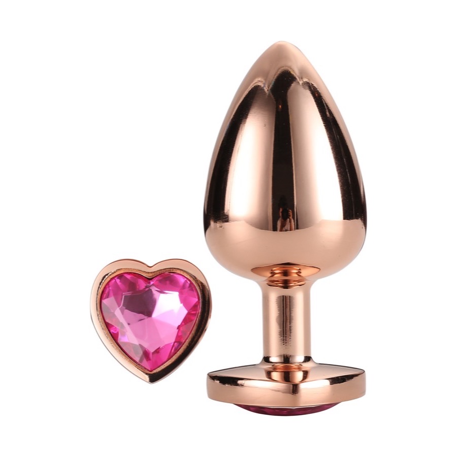 DreamToys Dream Toys Gleaming Love Rose Gold Plug medium — produktbild