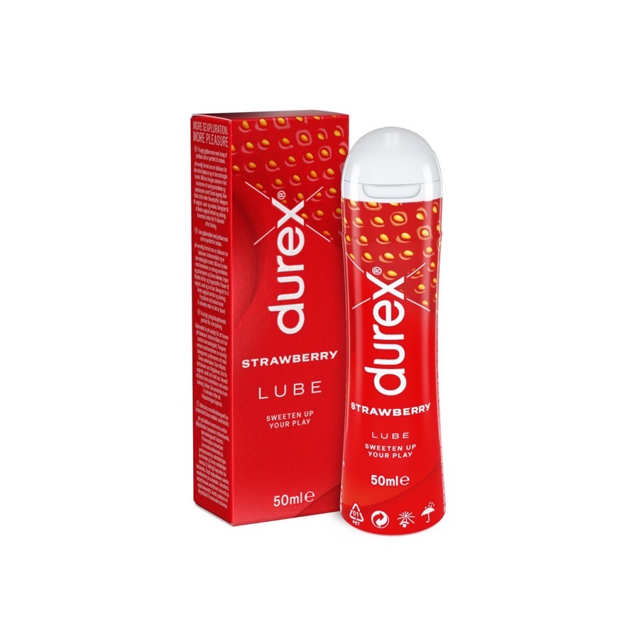 Durex Strawberry Lube 50 ml — produktbild