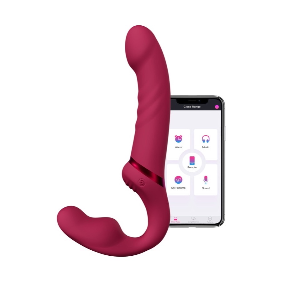 Lovense Lapis Bluetooth Vibrating Strapless Strap-on — produktbild