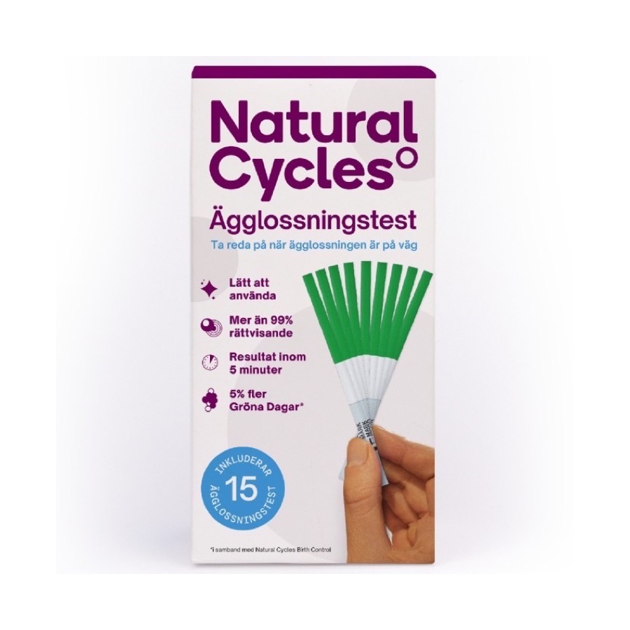 Natural Cycles Ägglossningstest 15 st — produktbild