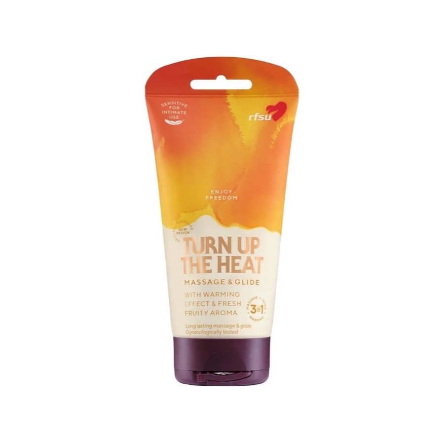 RFSU 3in1 Turn Up The Heat 150ml Glidmedel & Massagelotion — produktbild