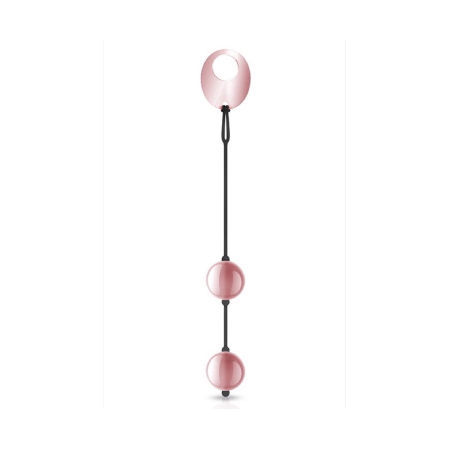 Rosy Gold Nouveau Ben Wa Balls Knipkulor / Geishakulor — produktbild
