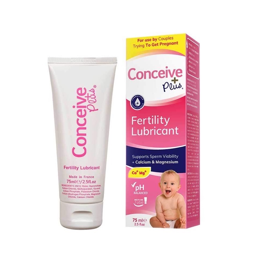 Sasmar Conceive plus Fertilitetsglidmedel 75 ml - Multi Use-Tub — produktbild