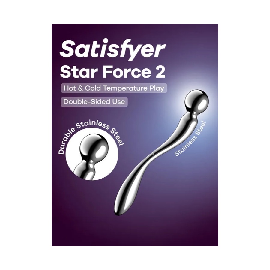 Satisfyer Star Force 2 Ståldildo — produktbild