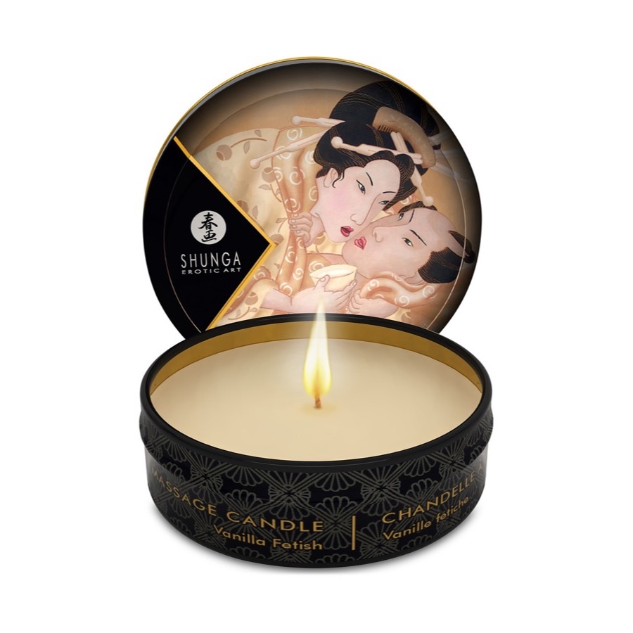 Shunga Mini Massage Candle Desire Vanilla Fetish — produktbild