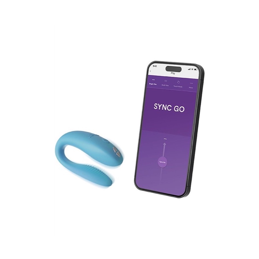 We-Vibe Sync Go: kompakt blå parvibrator